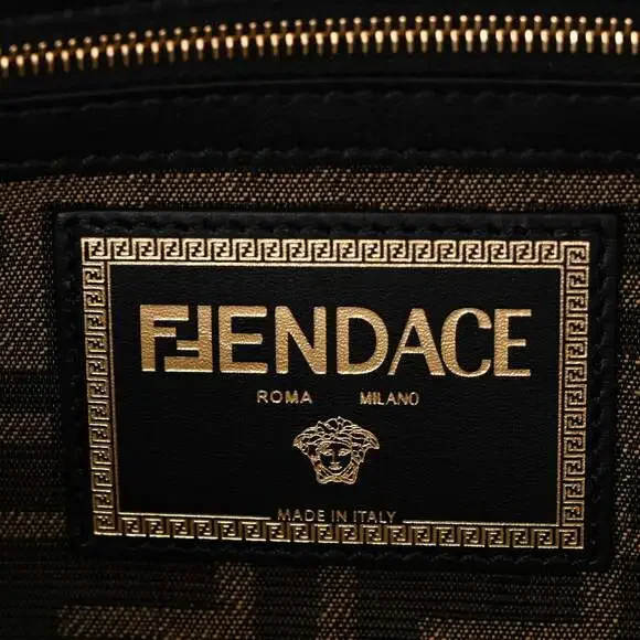Fendi X Versace Denim Fendace Patchwork #243816F31B - Picture 6 of 9